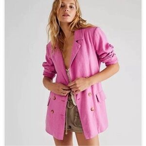 Free People Olivia Belted Blazer